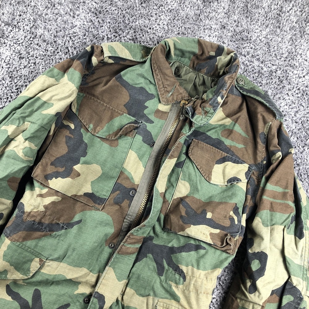 Vintage Winfield Mfg. Co. Coat Mens XS‎ Camo Cold Weather Field Military USA